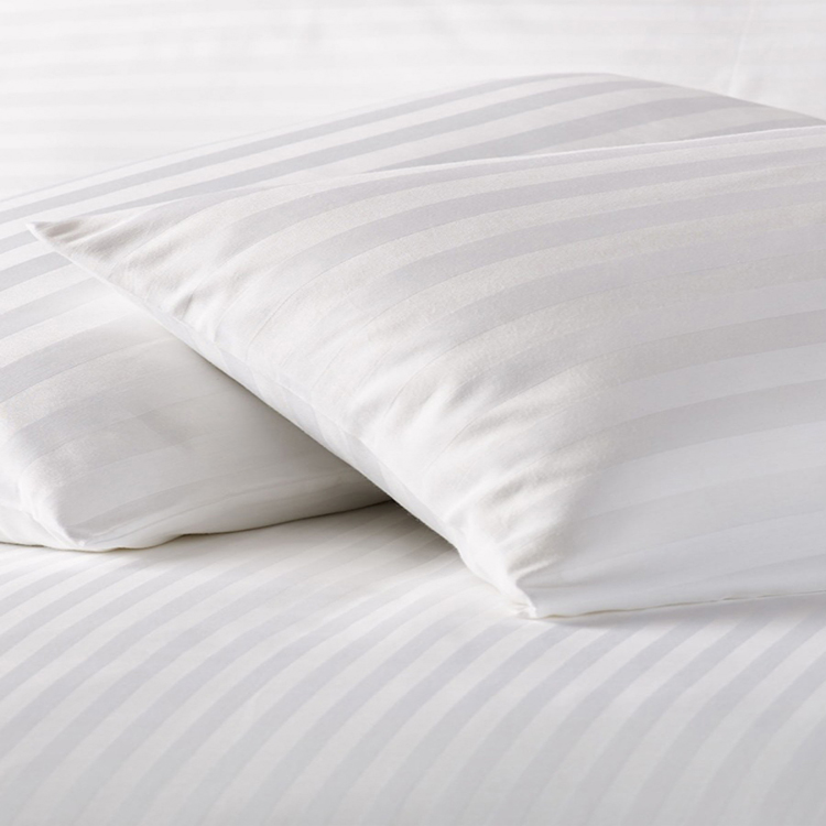 Μαξιλαροθήκη Oxford 53×73+5 CVC 071-16 Με Σατέν Ρίγα 2cm 60% Βαμβάκι-40% Polyester Sunshine