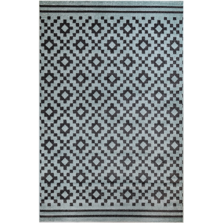 Χαλί Μοντέρνο Chroma B528BJ8 L.Blue-D.Gray 133x190 Ezzo