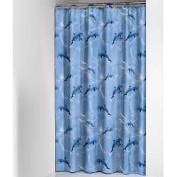 Κουρτίνα Μπάνιου Πλαστική 180x200 Delfino Blue 210691324 Sealskin