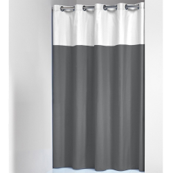 Κουρτίνα Μπάνιου Υφασμάτινη 180x200 Double Grey 233521314 Sealskin