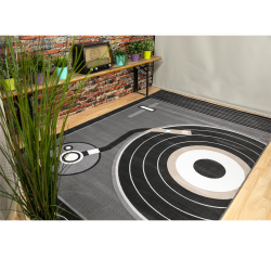 Χαλί Εφηβικό 133x190 Vagio Record A160A Grey Ezzo