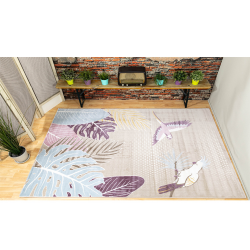Χαλί Εφηβικό 133x190 Vagio Tropical A162A Beige Ezzo