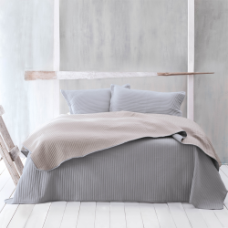 Σετ Κουβερλί Υπέρδιπλο 230x250 Double Face Γκρι-Μπεζ 112-103-163 Jazz 1 Rythmos