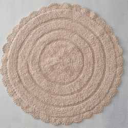 Ταπέτο Μπάνιου Opal Beige 02 R70cm 120-111-1809 Rythmos
