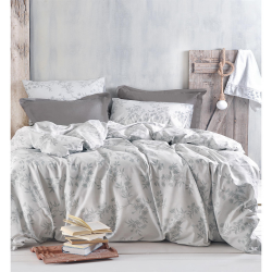 Σετ Σεντόνια Μονά 160x260 (Flat) Natural Grey (201-307-00-2192) Rythmos