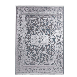 Χαλί Lotus Summer 2927 Black Grey 160x230 (16LOTS2927BG.160230) Royal Carpet