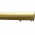 Σιδηρόδρομος Κουρτίνας Oval 100cm Αλουμινίου Χρυσό Με Μηχανισμό Anartisi
