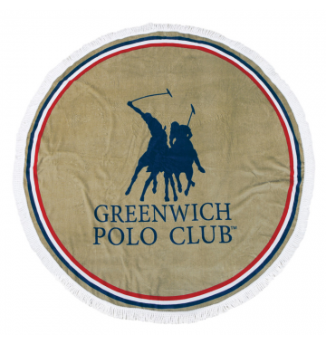 Στρογγυλή Πετσέτα Θαλάσσης 2825 Greenwich Polo Club