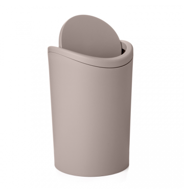 Πλαστικό Χαρτοδοχείο Swing Bin 5lt Taupe 06725.003 Tatay Dimitrakas