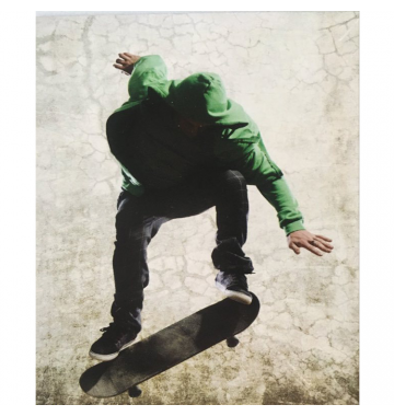 Ρόλερ Μονόχρωμο Ψηφιακής Εκτύπωσης E164 Skateboard Kid Anartisi