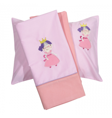 Σετ Σεντόνια Baby Smile 120x160 Pink 6596 Das Home