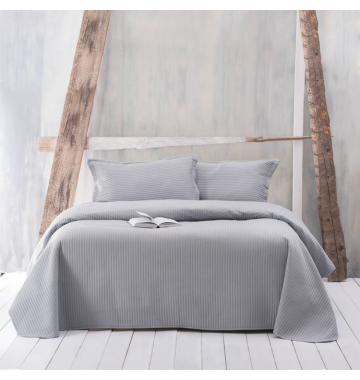 Σετ Κουβερλί Ημίδιπλο 160x240 Γκρι 112-102-021 Jazz 2 Rythmos