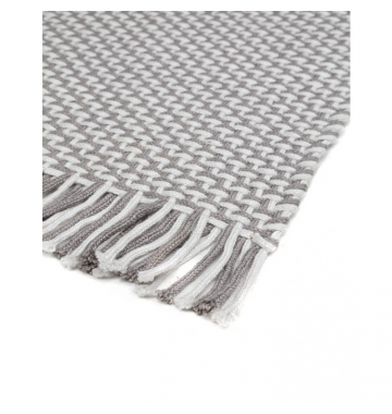 Μοντέρνο Αδιάβροχο Χαλί Duppis OD2 15DUPWG.140200 White Grey 140x200 Royal Carpet