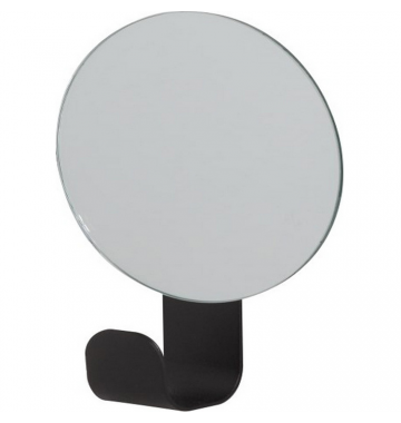 Κρεμαστράκι Τοίχου Με Καθρέπτη Brix Mirror Hook Round Black 362471619 SealSkin