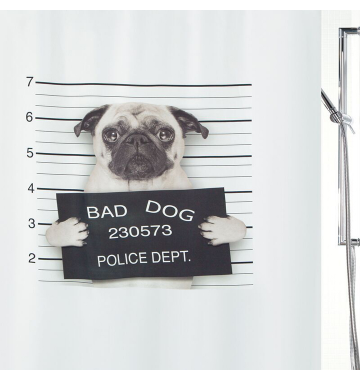 Κουρτίνα Μπάνιου Υφασμάτινη 180x200 Bad Dog 02012.001 Spirella DImitrakas