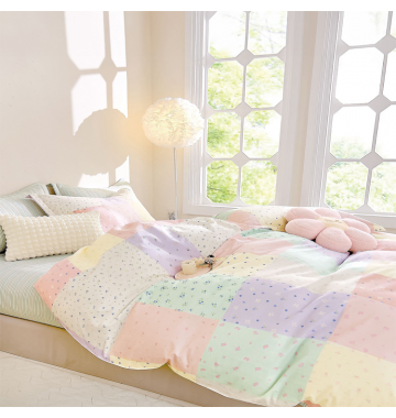 Σετ Παπλωματοθήκη Υπέρδιπλη 220x250 Delight Rythmos