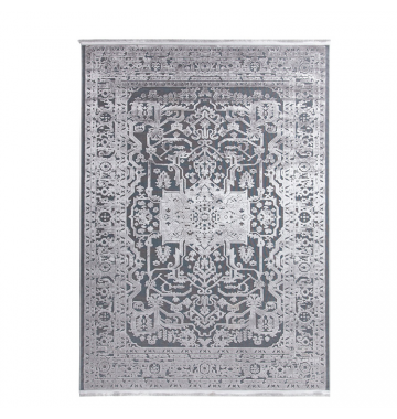 Χαλί Lotus Summer 2927 Black Grey 160x230 (16LOTS2927BG.160230) Royal Carpet