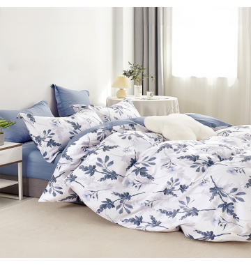 Σετ Παπλωματοθήκη Υπέρδιπλη 220x250 Violet Rythmos