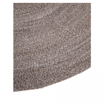 Χειροποίητη Ψάθα Flat Tweed Moon Rock (15FLAMR.160160) Φ160 Royal Carpet