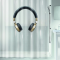 Κουρτίνα Μπάνιου Πλαστική 180x200 Headphone Black Gold 00808.001 Spirella Dimitrakas